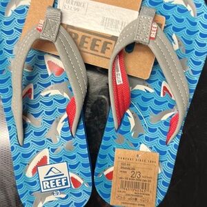 Reef Kids Shark Flip Flops